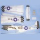 P 51-D MUSTANG CONTRARY MARY 84 cm ARF HACKER MODEL