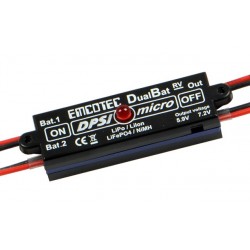 DPSI Micro DualBat 5.9V / 7.2V MPX-2xJR