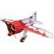 GEE BEE 800MM ROUGE ET BLANC RC FACTORY