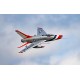 JET F-100D SILBER E-IMPELLER 1162MM PNP PREMIER AIRCRAFT