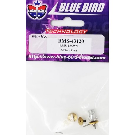 Set pignons servo BMS-125WV BLUE BIRD