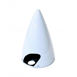 CONE CARBONE BIPALE 127MM (5") BLANC EXTREME FLIGHT