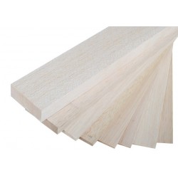 2 planches balsa standard 100/10 100x10cm