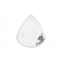 CONE BIPALE EN PLASTIQUE ø82MM BLANC