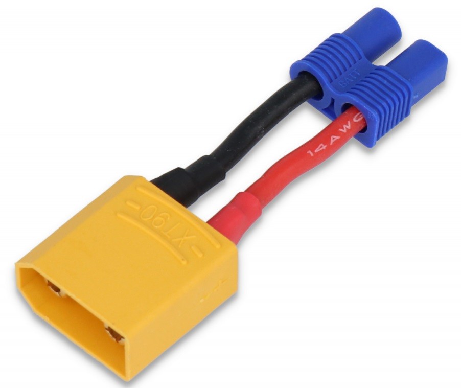 ADAPTATEUR XT60 MALE / EC3 FEMELLE