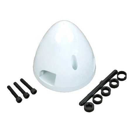 CONE TRIPALE EN PLASTIQUE 70MM BLANC DU-BRO