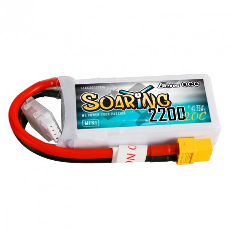 Accu LiPo GENS ACE SOARING MINI 2200mAh 11.1V 20C 3S