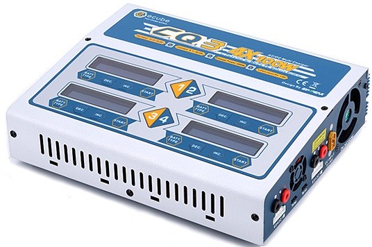 CHARGEUR / DECHARGEUR CQ3 4X100W EV-PEAK - Intermodel SAS