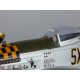 P-51D MUSTANG 750MM JAUNE PNP DERBEE