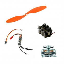 Set équipement pour Clik 21/ Synergy / Synergy 2.0 (motorisation, servos)