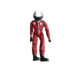 PILOTE CORPS ENTIER ARTICULE 1/6 ROUGE TOP RC MODEL