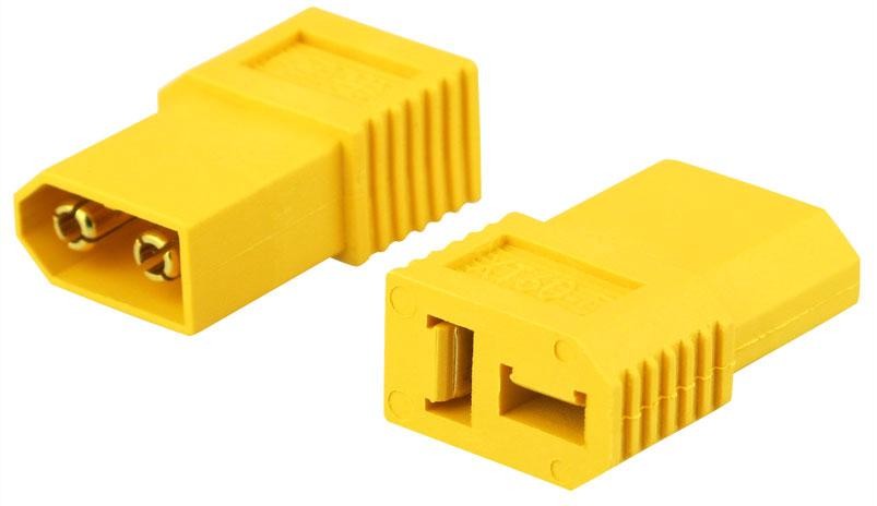 OliRC Lot De 4 Adaptateurs XT90 Vers T-Plug Deans – Mâle/Femelle – Pour Batteries RC ESC Chargeurs