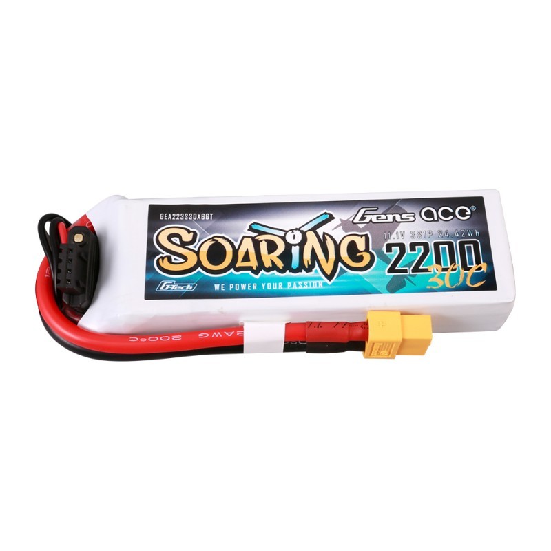 Accu Lipo Gens Ace G Tech Soaring 2200mah 111v 30c 3s Intermodel Sas