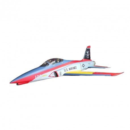 SPORT JET VOYAGER JAUNE BLEU NAVY 3253MM ARF TOP RC MODEL