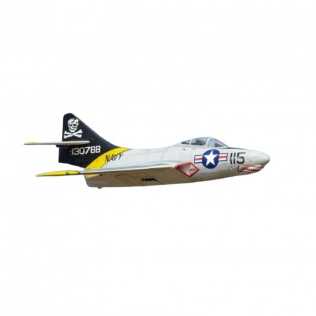 F9F COUGAR "GRIS" 1562MM ARF TOP RC MODEL