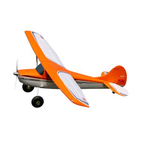 CESSNA 170 G2 60E SUPER PNP 2204MM AVEC AURA 8 ORANGE FLEX INNOVATIONS