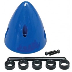 CONE BIPALE EN PLASTIQUE 57MM BLEU DU-BRO