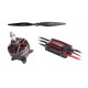 COMBO MOTEUR AM600 3D + ESC AM116A+ AM LINK + HELICE 16x8" F3P T-MOTOR