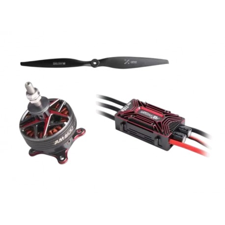 COMBO MOTEUR AM600 3D + ESC AM116A+ AM LINK + HELICE 16x8" F3P T-MOTOR