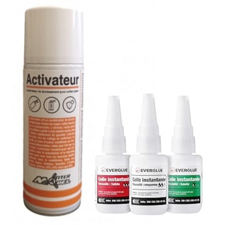 SET DE COLLES CYANO + ACTIVATEUR EVERGLUE