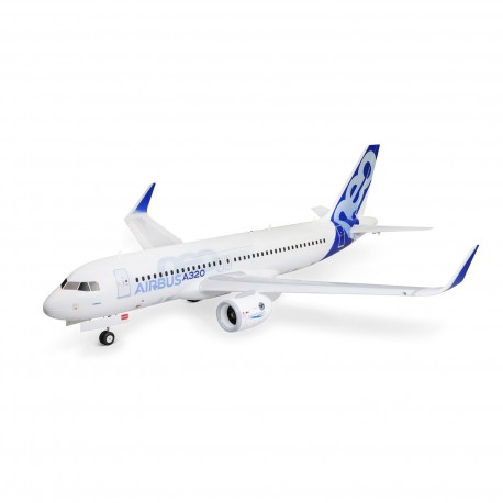 Airbus A320neo Twin 64mm EDF BNF Basic avec AS3X+ avec SAFE Select E-FLITE