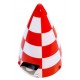 CONE CARBONE BIPALE 115MM (4.5") DAMIER ROUGE / BLANC EXTREME FLIGHT