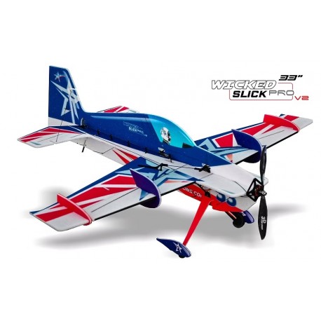 WICKED SLICK PRO V2 33" BLEU TA HORIZONS