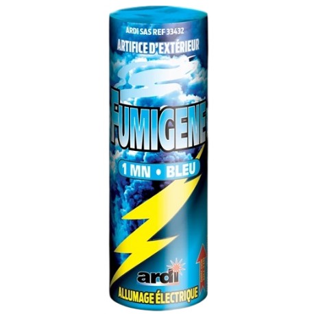 Fumigène 1 minute BLEU 100m3