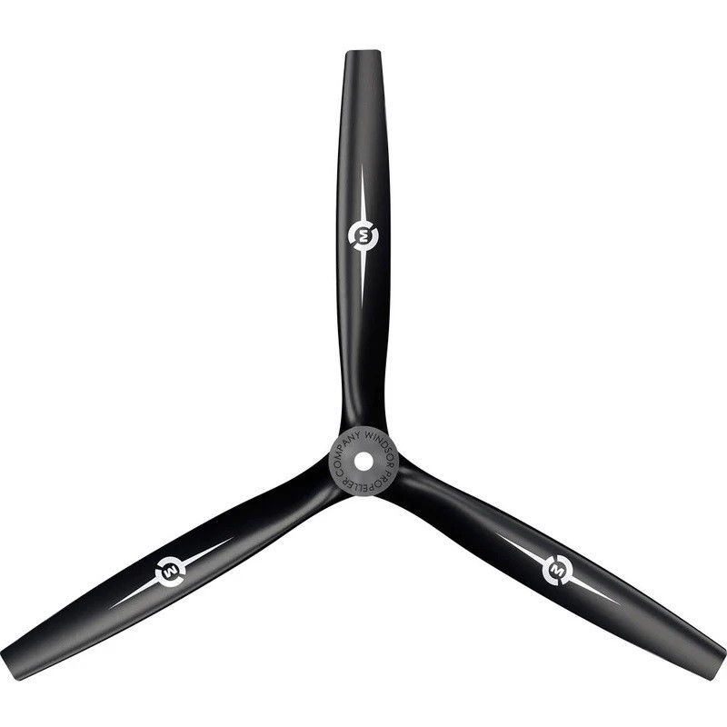 Hélices d'avion RC - VGEBY - 8060 - Plastique - Noir - Lot de 10