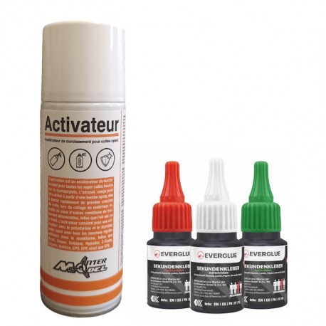 SET DE COLLES CYANO + ACTIVATEUR EVERGLUE