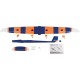 PLANEUR AMPLITUDE ARF 1800MM ORANGE FLUO / BLEU ROBBE