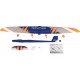 PLANEUR AMPLITUDE ARF 1800MM ORANGE FLUO / BLEU ROBBE