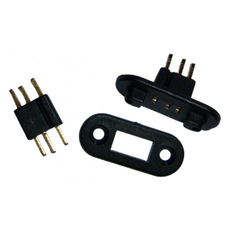 CONNECTEUR DEANS 3 CONTACTS POUR SERVO