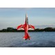 ARES 90MM EDF SPORT JET 3D PNP 6S ROUGE AVEC GYRO FREEWING