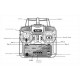 RADIO FS-i4X + RECEPTEUR FS-A6 MODE 2 FLYSKY