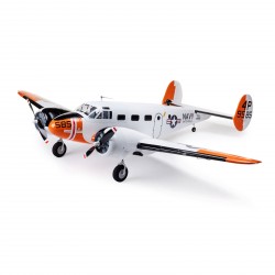 BEECHCRAFT D18/RC-45J 1504MM BNF BASIC AVEC SAFE ET AS3X E-FLITE