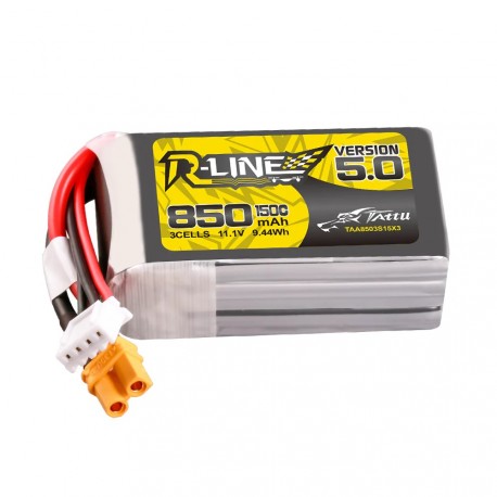 Accu LiPo Tattu 850mAh 3S 75C
