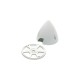 CONE BIPALE EN PLASTIQUE ø45MM BLANC KAVAN