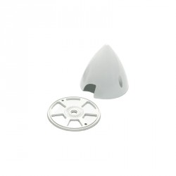 CONE BIPALE EN PLASTIQUE ø45MM BLANC KAVAN