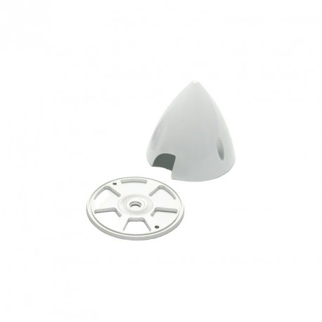 CONE BIPALE EN PLASTIQUE ø45MM BLANC KAVAN