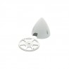 CONE BIPALE EN PLASTIQUE ø45MM BLANC KAVAN