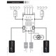 GEMINI 3018 DOUBLE BATTERIES AVEC INTERRUPTEUR FSS-5 DUALSKY