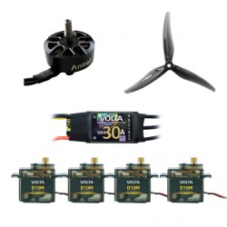 Set équipement pour ARES XL RC Factory (motorisation, servos...)