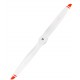 HELICE BIPALE EN CARBONE 27X11 BLANCHE FALCON