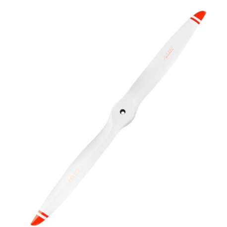 HELICE BIPALE EN CARBONE 27X11 BLANCHE FALCON