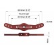 PALONNIER DOUBLE 88.9MM ALU ROUGE 8MM 25T CHASERVO
