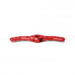 PALONNIER DOUBLE 88.9MM ALU ROUGE 8MM 25T CHASERVO