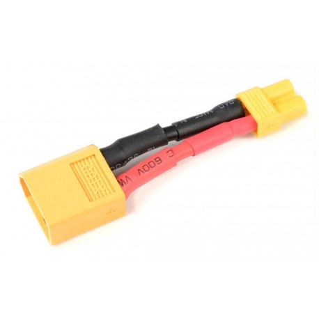 ADAPTATEUR XT60 MALE VERS PRISE XT30 FEMELLE