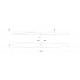 HELICE CARBONE AMZ 22X10" 3D T-HOBBY