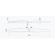 HELICE CARBONE AMZ 22X10" 3D T-HOBBY